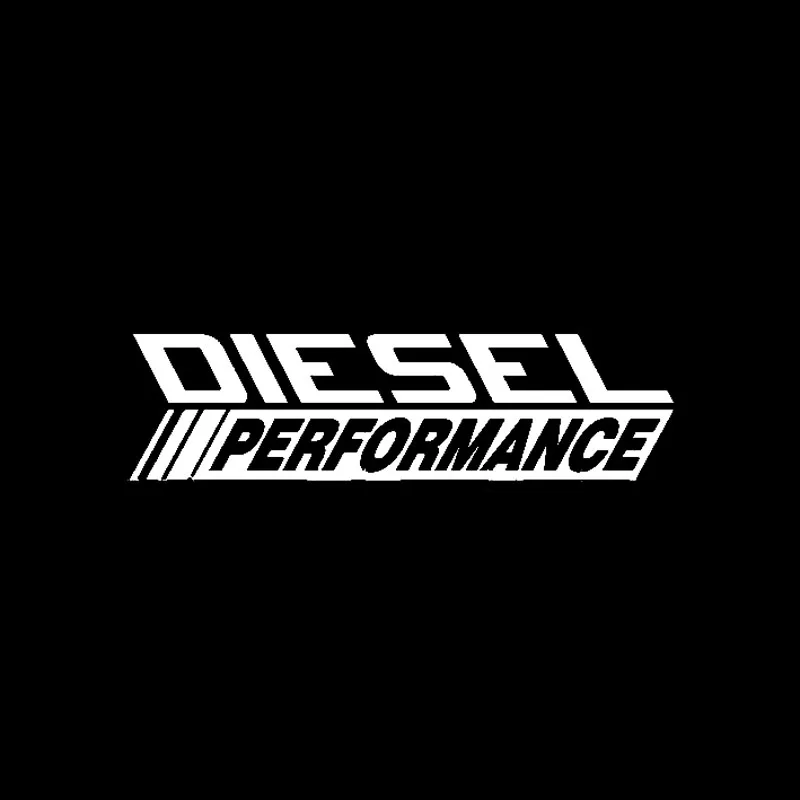 

16*4.3CM for DIESEL PERFORMANCE High-quality Graphical Decal Black/White Vinyl Personality Car Exterior Glue Sticker