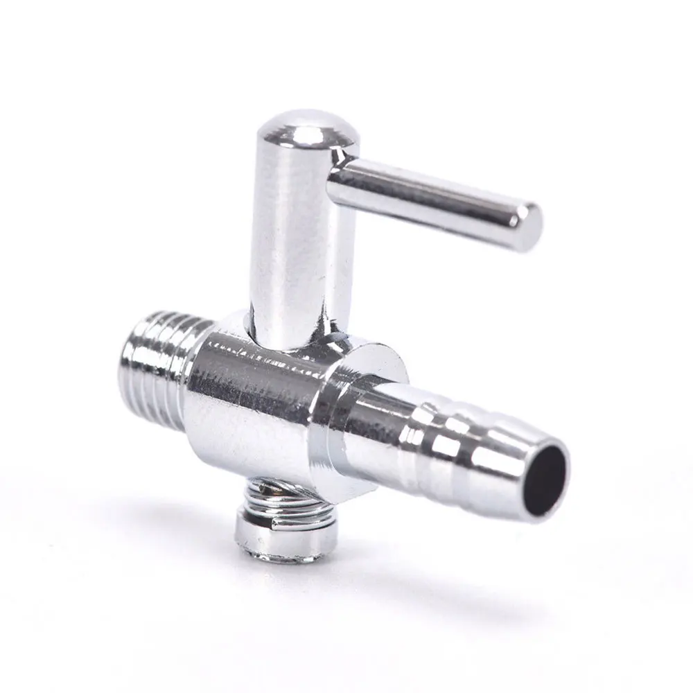 

Stainless Steel Silver Oxygen Lever Pump Aquarium Air Flow Tube Air Distributor Aquarium Control Valve Durable Air Splitter