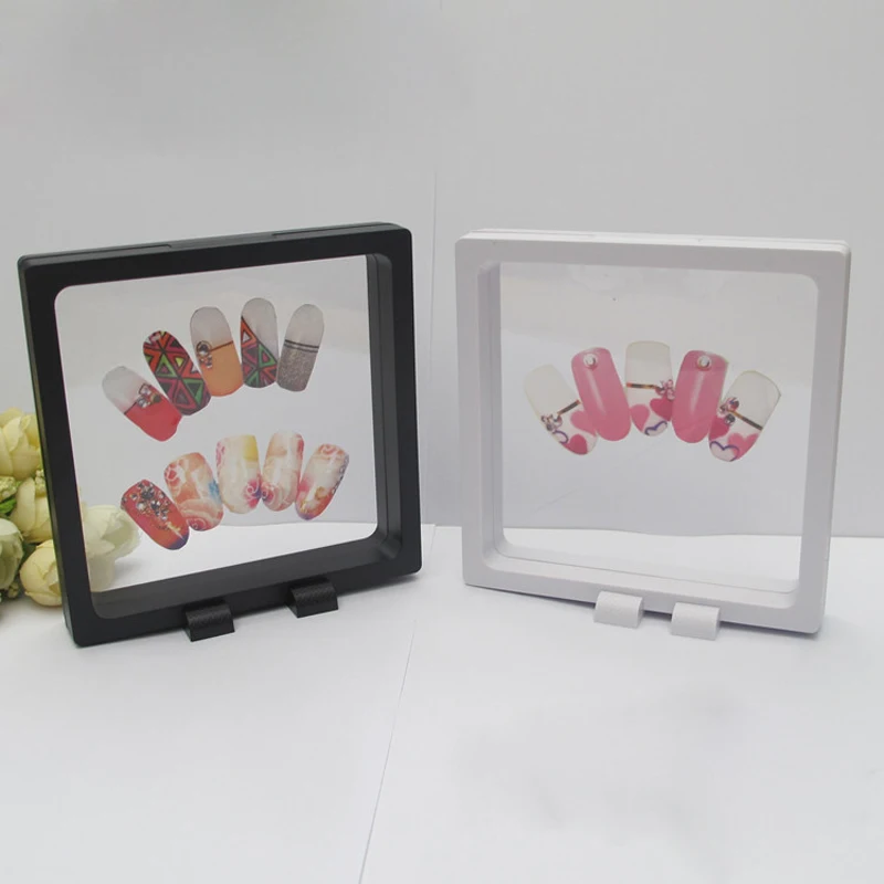 bluezoo square model frame for nails color card display mini panel