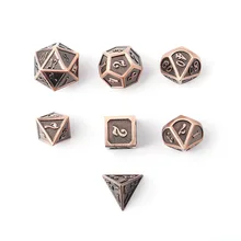 New Font Dragon and Dungeon 7 Pieces / Creative D20 10 6 8 12 Role Playing Dice D&D Metal Dice Set Brown Digitale Dobbel цена New Font Dragon and Dungeon 7 Pieces / Creative D20 10 6 8 12 Role Playing Dice D&D Metal Dice Set Brown Digitale Dobbel цены онлайн