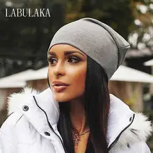 Winter Hats for Women Beanies Cotton Blended Hip Hop Caps Slouch Warm Hat Festival Unisex Turban