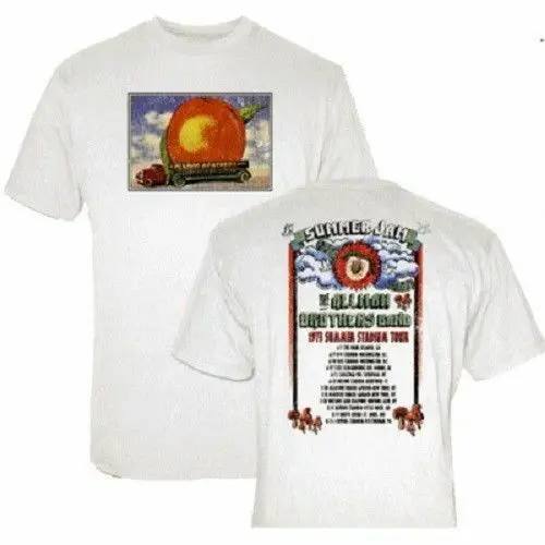 

The Allman Brothers Band Distress Eat A Peach M, L, XL, 2XL, 3XL White T-Shirt