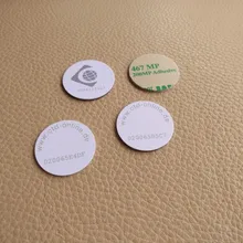 125 кГц смарт-метки/RFID этикетка ПВХ с 3 м клей 20 мм с T5557/5567