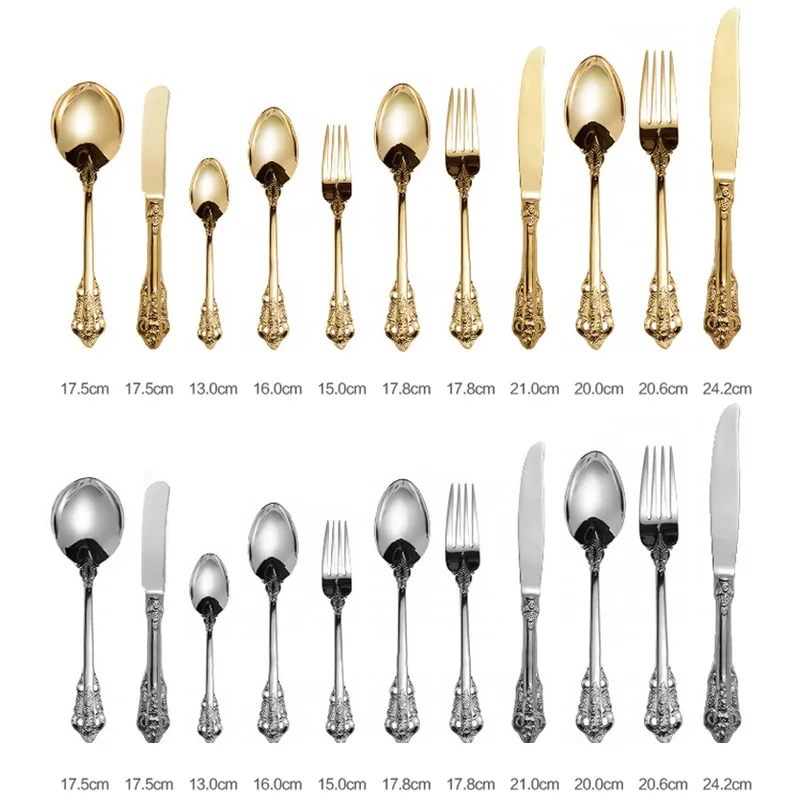 Vintage Western Gold Plated Cutlery (2)