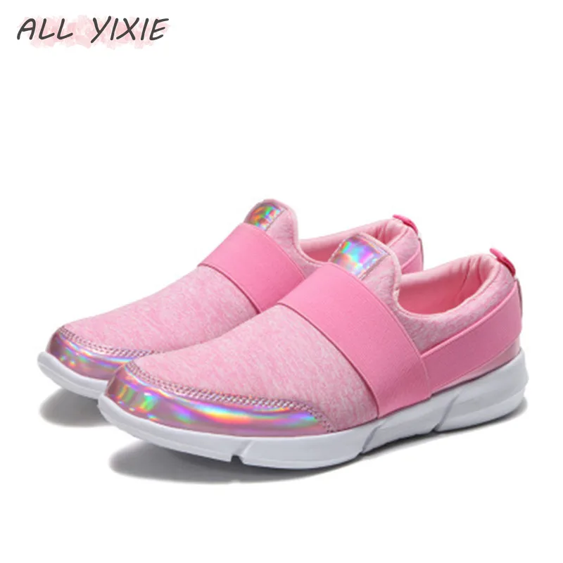 Все YIXIE 2019 Модные дышащие женские кроссовки с вулканизированной подошвой мягкая