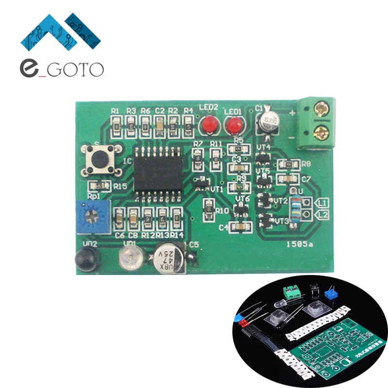 DIY Kit Photoelectric Smoke Alarm Suite Smoking Sensor Detector Module