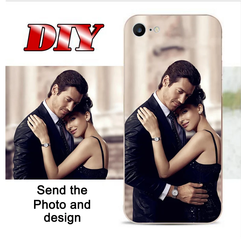 

DIY Personalised Name Logo Case For iPhone SE 7 8 6 6s Plus X 10 5C Customized Photo Images Cover For iPhone 11 Pro Coque Case