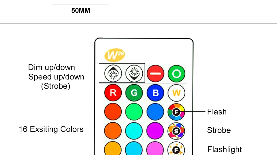 10 W 15 W лампа светодиодный E27 RGBW лампа rgbww 85-265 V затемнения A60 цветная (RGB) светодиодная лампочка-шар прожектор с 24-мя клавишами пульт