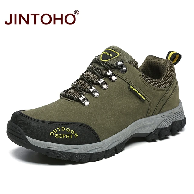 JINTOHO Big Size Mountain Outdoor Sport Shoes Brand Men Sneakers Big
