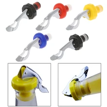 Ручное прессование нержавеющей стали силиконовые бутылки вина Пробка Кухня Бар инструменты