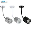 3W 5W LED Clips lamp EU plug cable LED Hoses Wall Lamp Flexible Home Hotel Bedside Reading Light Moder Book Lights AC85-265V 2