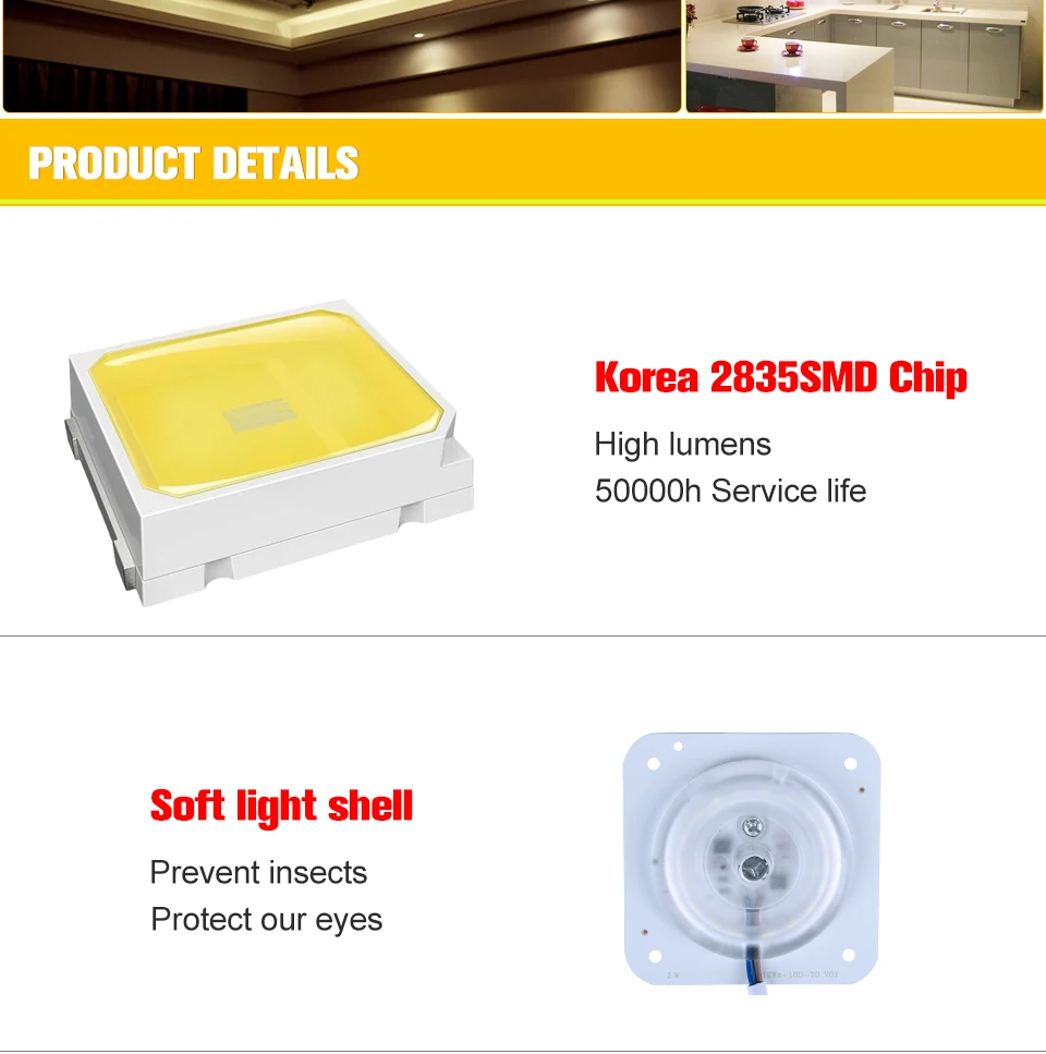 Ultra Bright Thin Led Light Source Module 12W 18W 24W 220v 240v For Ceiling Lamp Downlight Replace Accessory Magnetic Board Bulb (5)