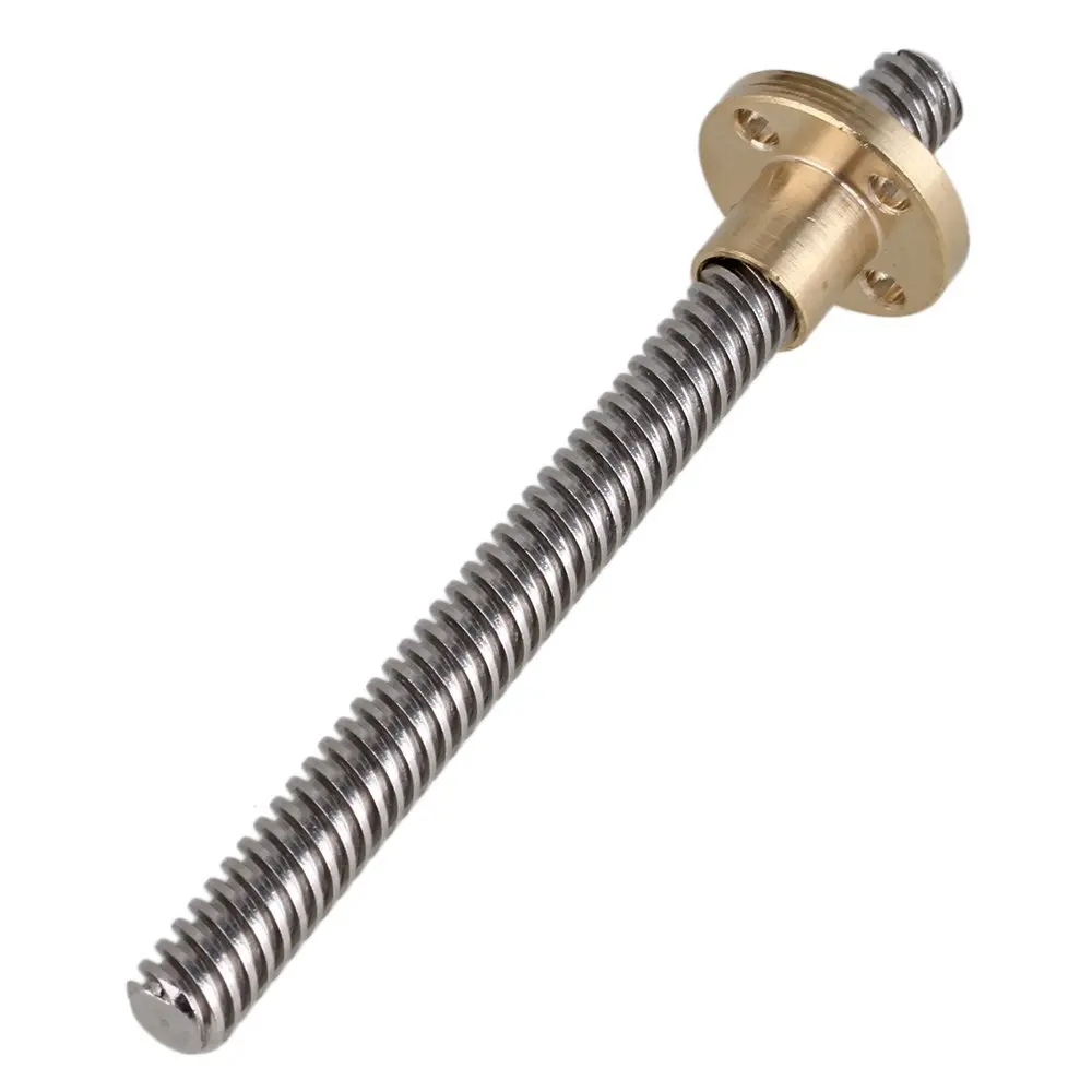 Buy 100mm Length 8mm Silver Stainless Steel Lead Screw