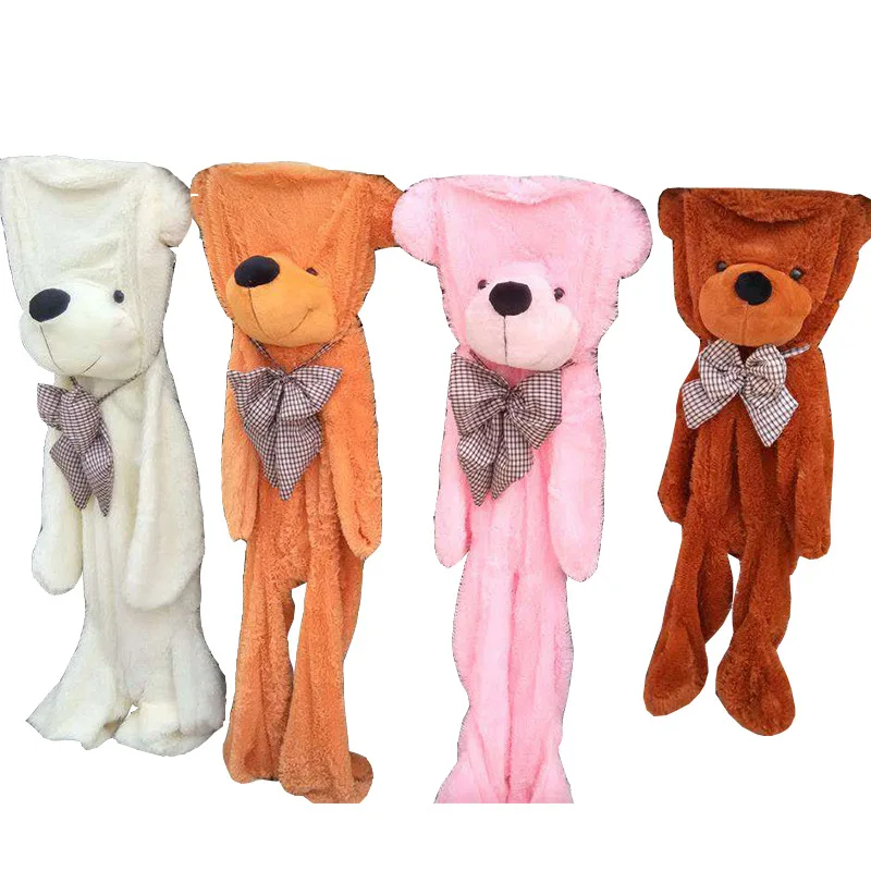 Большой размер медведь кожа гигантский плюшевый медведь корпус цена качество Полуфабрикаты медведь игрушки вечерние куклы подарок на день Святого Валентина