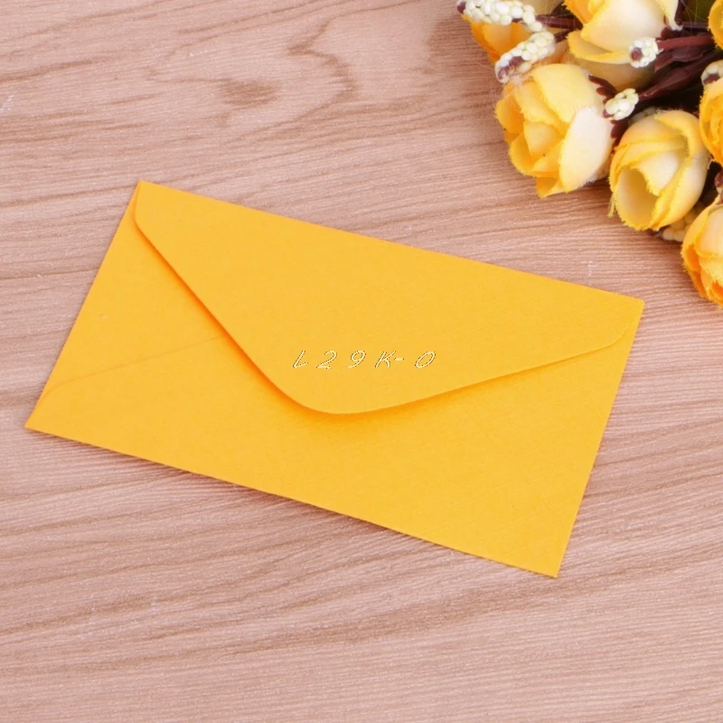  50Pcs Envelope Retro Blank Mini Paper Envelopes Wedding Party Invitation Greeting Cards Gift