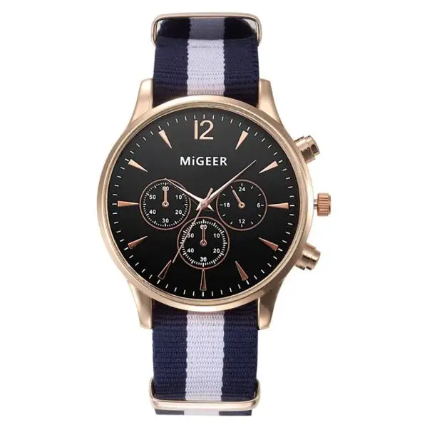 

Relogio Masculino Fashion Military Watch Men Luxury Brand Canvas Mens Quartz Wrist Watch Hours Clock Men's Dress Watches