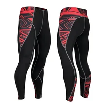 Мужские леггинсы, одежда для фитнеса, Рашгард, мужские компрессионные брюки «ММА», термобелье, штаны для сна, S-4XL