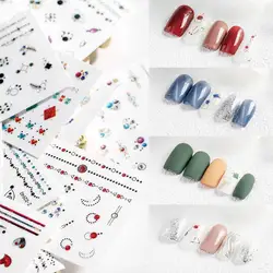 1 шт. летние 23 стиля ювелирные изделия Дизайн стикеры 3D на ногти Nail Art Алмазный Маникюр украшения аксессуары Советы Клей для накладных