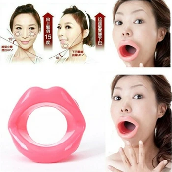

Silicone Oral Exerciser Tightener Face-lift Slimmer Massage Rubber Face Slim Exerciser Anti-Wrinkle Mouth Muscle Lips Trainer