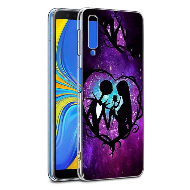 Transparent Soft Silicone Phone Cases Jack Skellington The Nightmare For Samsung Galaxy A6 A6+ A8 A8+ A7 A5 A3 Plus 2018 2016
