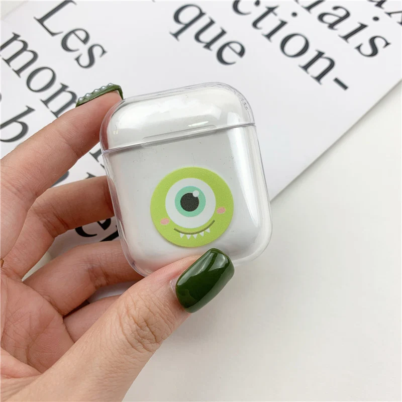 Case For Airpods Cute Pattern Transparent hard Cases For AirPods Case Protective Cover Cartoon Bluetooth Wireless Earphone Case