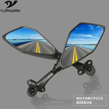 

Sport Bike Motorcycle Mirror Rear Side Mirror Scooter Moto Mirrors For Kawasaki Ninja 636 250 300 650 ZX10R ZX6R ZX9R ZX12R Z750