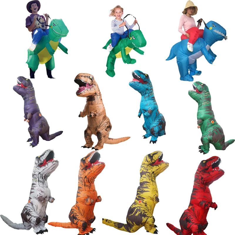 Cosplay Party Adult Inflatable t rex Costume Purim Halloween Dinosaur Jurassic World For Woman Man Cosplay Party Adult Inflatable t rex Costume Purim Halloween Dinosaur Jurassic World For Woman Man