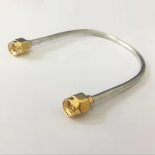 РЧ SMA штекер разъем Переключатель SMA штекер разъем полу-гибкий кабель RG405.08" 20 см адаптер для беспроводного маршрутизатора