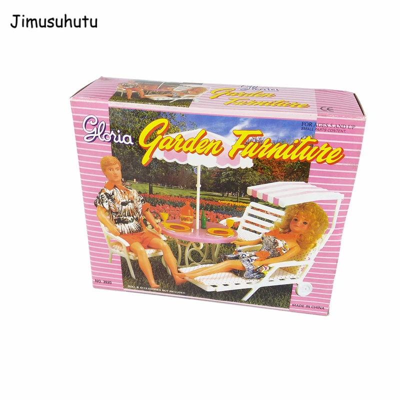 Limited Collection Mini Dollhouse Furnitures My Fancy Life Garden Lounge Chair Play Set Beach Chair for Barbie