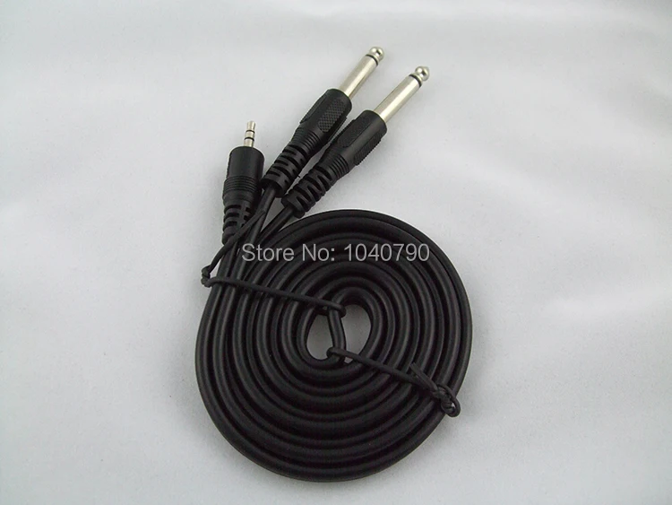 3.5 mm to dual 6.3/6.5 A second audio line Mixer cables Audio and video