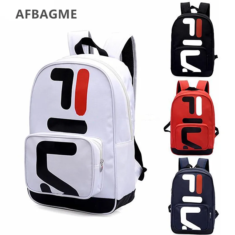 

AFBAGME 2019 Brand letter designer Backpack Fashion Casual Unisex Travel Bags Couple Backpack Student Bag Computer Bag wholesale