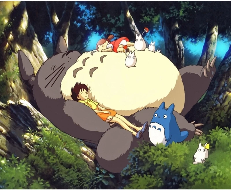 Kawaii Soft Jumbo Totoro Plush Toy Giant Anime Totoro Doll Toys Cartoon Stuffed Pillow for Children friend Gift Decoration 120cm 140cm 160cm 180cm DY50595(8)