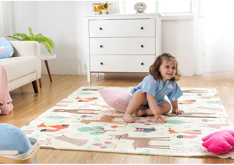 Esteira do Jogo do Bebê Infantil das Crianças do Quarto Quarto do Bebê Infantil Brilhante Xpe Enigma Mat Espessamento Tapete do Bebê Mat Bebê Engatinhando Pad Dobrável Tapete 29 das crianças tapete engrossado tapete infantil do