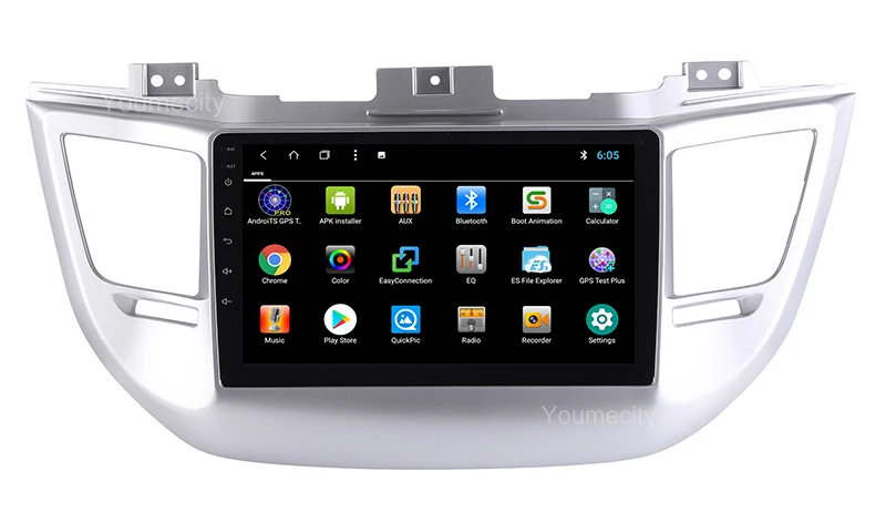 Youmecity Android 8 1 автомобильный DVD для hyundai Tucson/IX35 2016 2017 gps Радио Видео Мультимедиа плеер