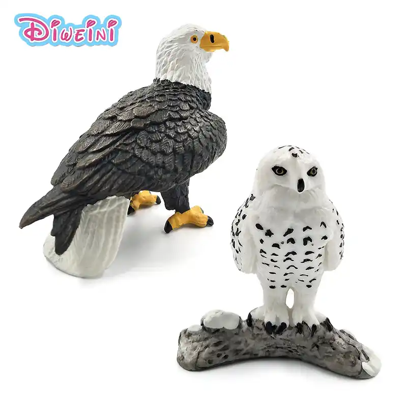 Animal Models Toy Simulation Miniature Bird Figure Model Plastic Figurine Statue