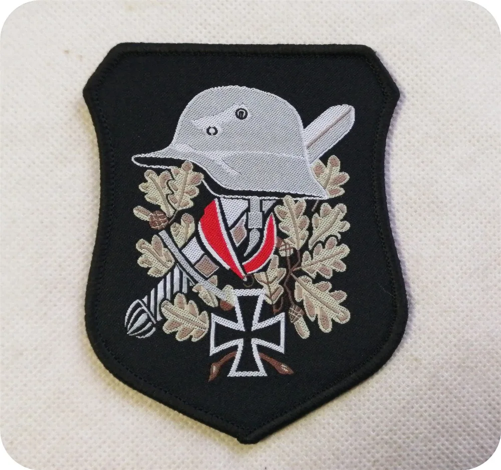 

German Helmet Woven Patch