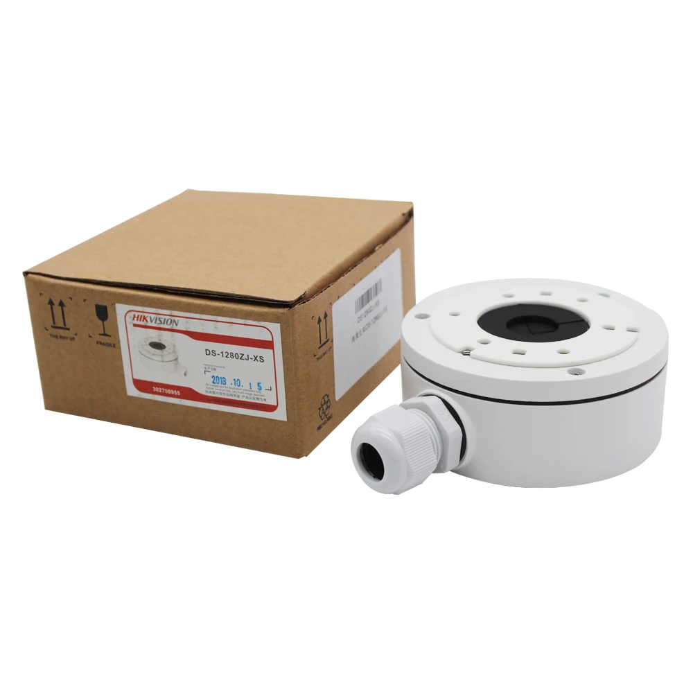 В наличии Hikvision CCTV кронштейн DS 1280ZJ XS алюминиевый сплав коробка для пули камеры