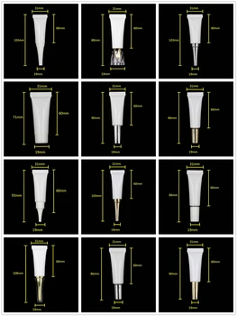 

10G white Cosmetic Cream Tube,Plastic Soft tube,for eye cream/gel/mildy wash/essence fluid/hand cream/sample container