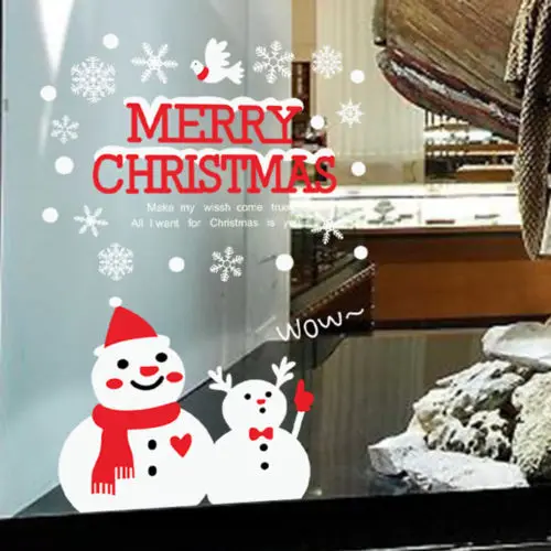 Christmas Snowflake Frozen Decal Window Removable Wall Sticker Vinyl Art Xmas Home Decor Christmas Snowflake Frozen Decal Window Removable Wall Sticker Vinyl Art Xmas Home Decor