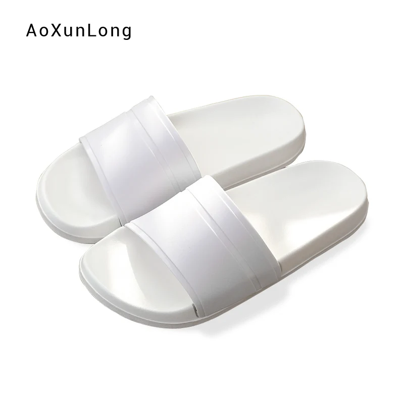 

New Korean Style Summer Women's Slippers Home Indoor Bathroom Flip Flops Black White Casual Sandals Non-slip Slippers for Female