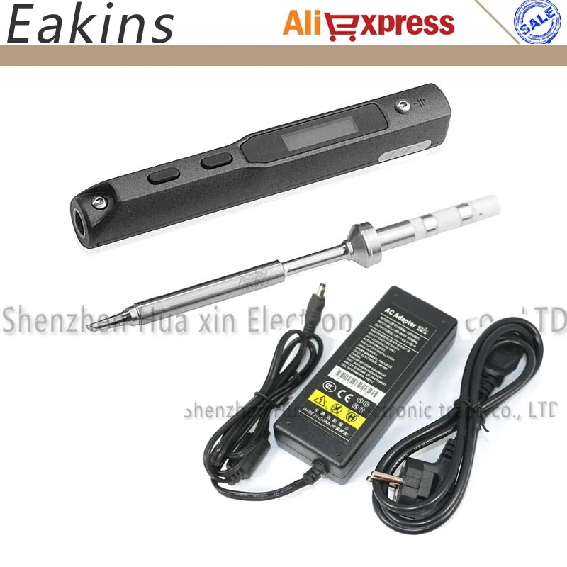 NEW TS100 Pen-type MINI Programmable Smart Adjustable Digital LCD Electric soldering iron Soldering station ARM MCU+power supply
