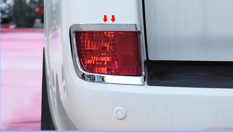 Хромированная Автомобильная накладка на заднюю лампу, светильник, накладка на рамку, панель для Toyota Land Cruiser 200, аксессуары