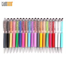 10 шт./партия, новинка, функция мутлти, Метрическая сенсорная ручка, цветной кристалл, стилус для iPad, iPhone, iPod, Kindle