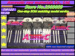 Aoweziic 50 шт. 2018 + 100% новая импортная оригинальная TIP122 К-220 транзистор Дарлингтона 5A 100 В