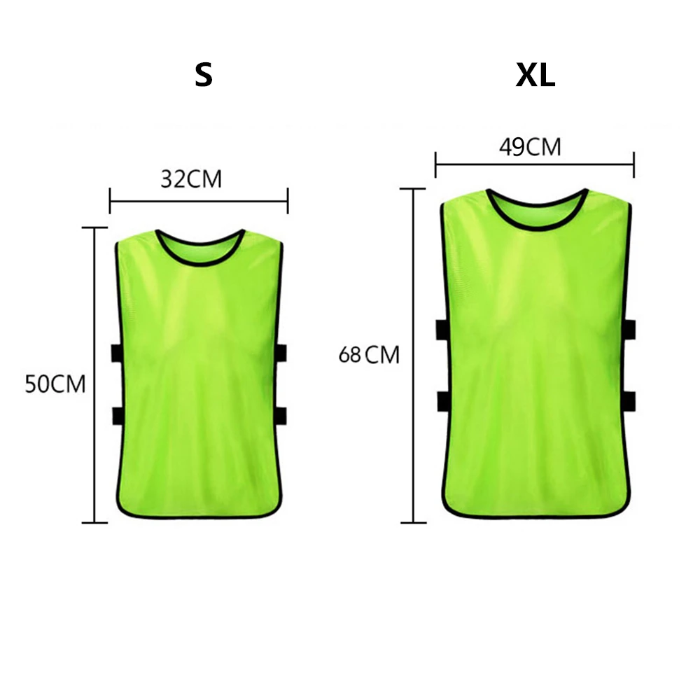 6pcs//12pcs Kids Scrimmage Training Vests Sports Waistcoat Vests for Outdoor Sports Basketball Football Training