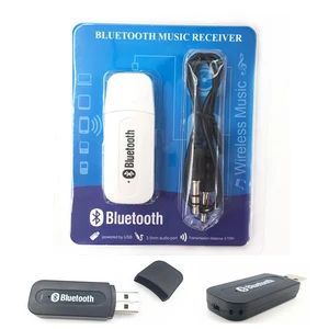 Аудио домашний динамик мм 3,5 мм разъем Bluetooth приемник разъем USB беспроводной Bluetooth музыка стерео приемник адаптер - изображение