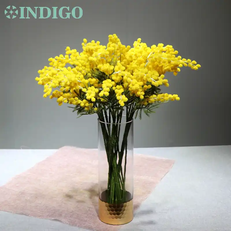 yellow and grey artificial flowers