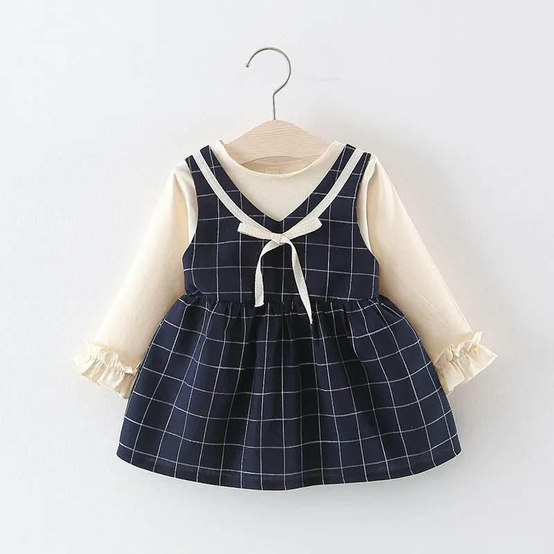 

2018 Retail girl dres 0-3Y cute casual print A-Line gril dress baby girls clothes kids dresses for girls Children's clothes 2