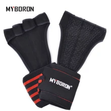 MYBORON, унисекс, перчатки для тренажерного зала, фитнеса, тренировок, дышащие, удобные, для рук, ладони, защита для безопасности, для тяжелой атлетики, гимнастики, Кроссфит