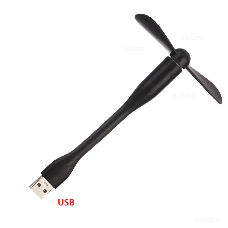 Мини usb-вентилятор гибкий Вентилятор охлаждения поддержки широкого сбыта липких обувей подошв портативный охладитель воздуха обеспечивает прохладу во время iphone ipad Xiaomi телефон 2 в 1 Micro Тип USB-C 8 контактный разъем